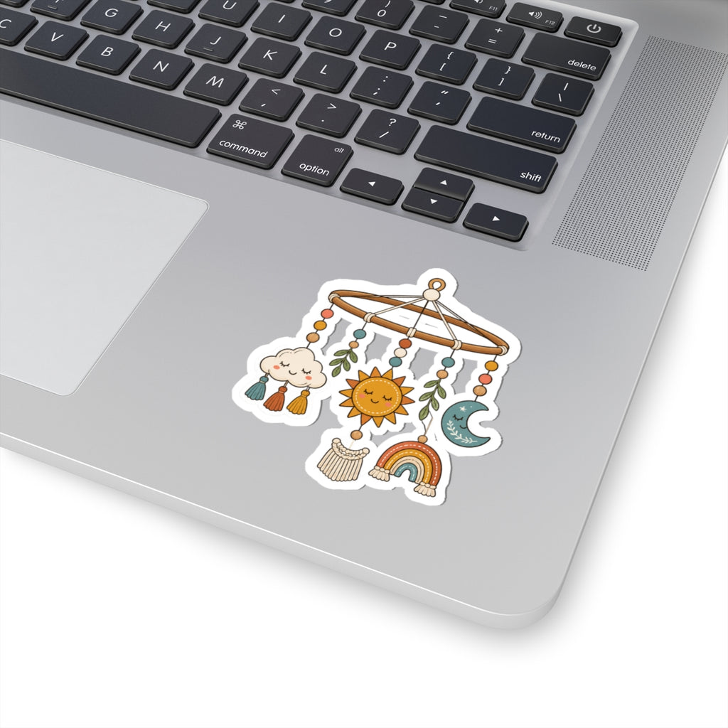 Boho Baby Mobile Kiss-Cut Stickers