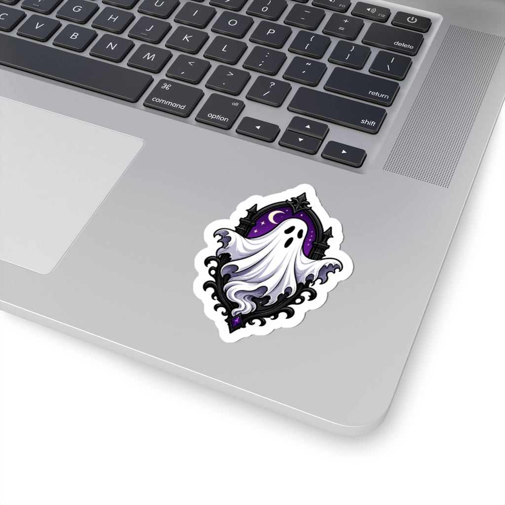 Gothic Ghost Kiss-Cut Sticker