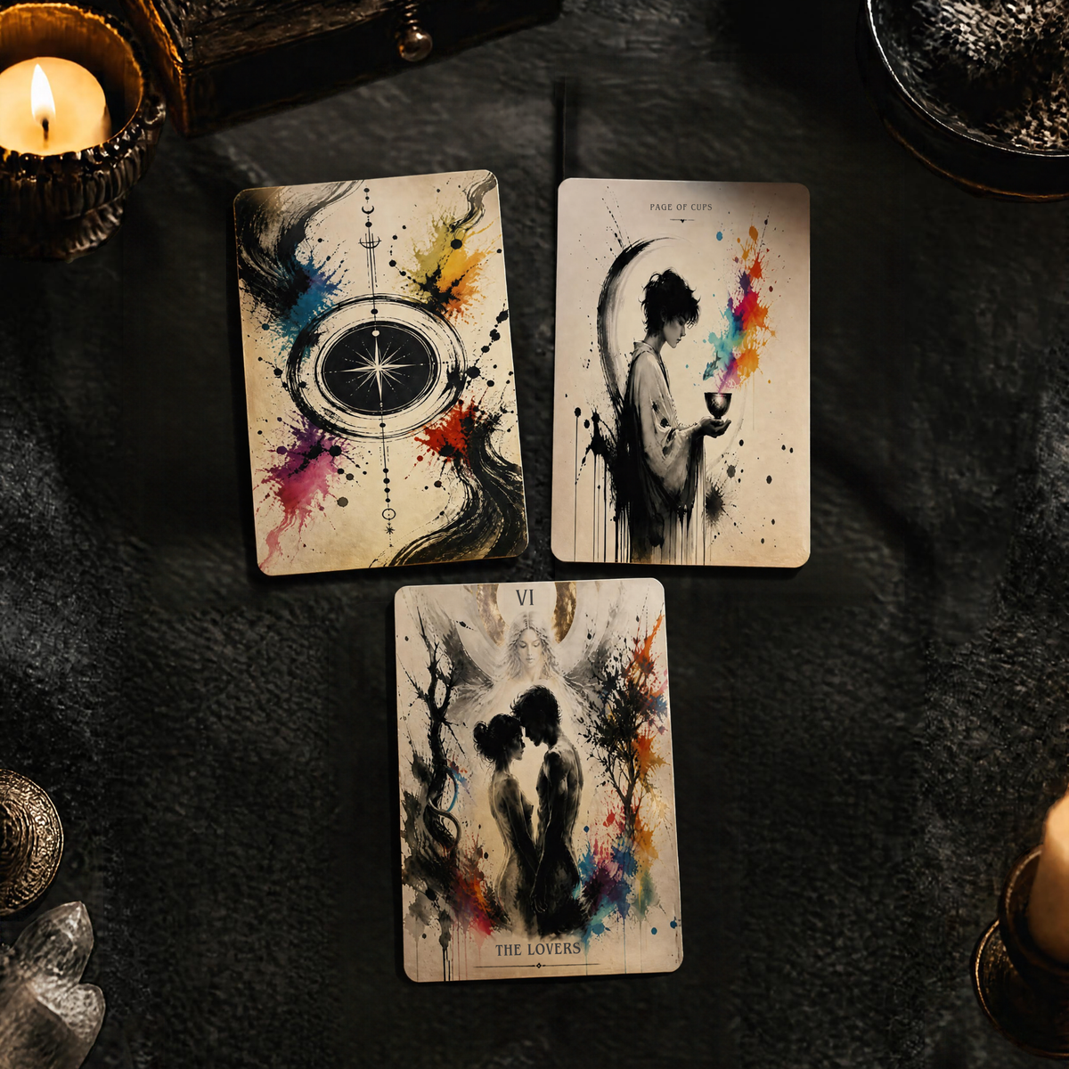 Soul in Color Printable Tarot Deck (With Tuck Box and Cheat Sheet)
