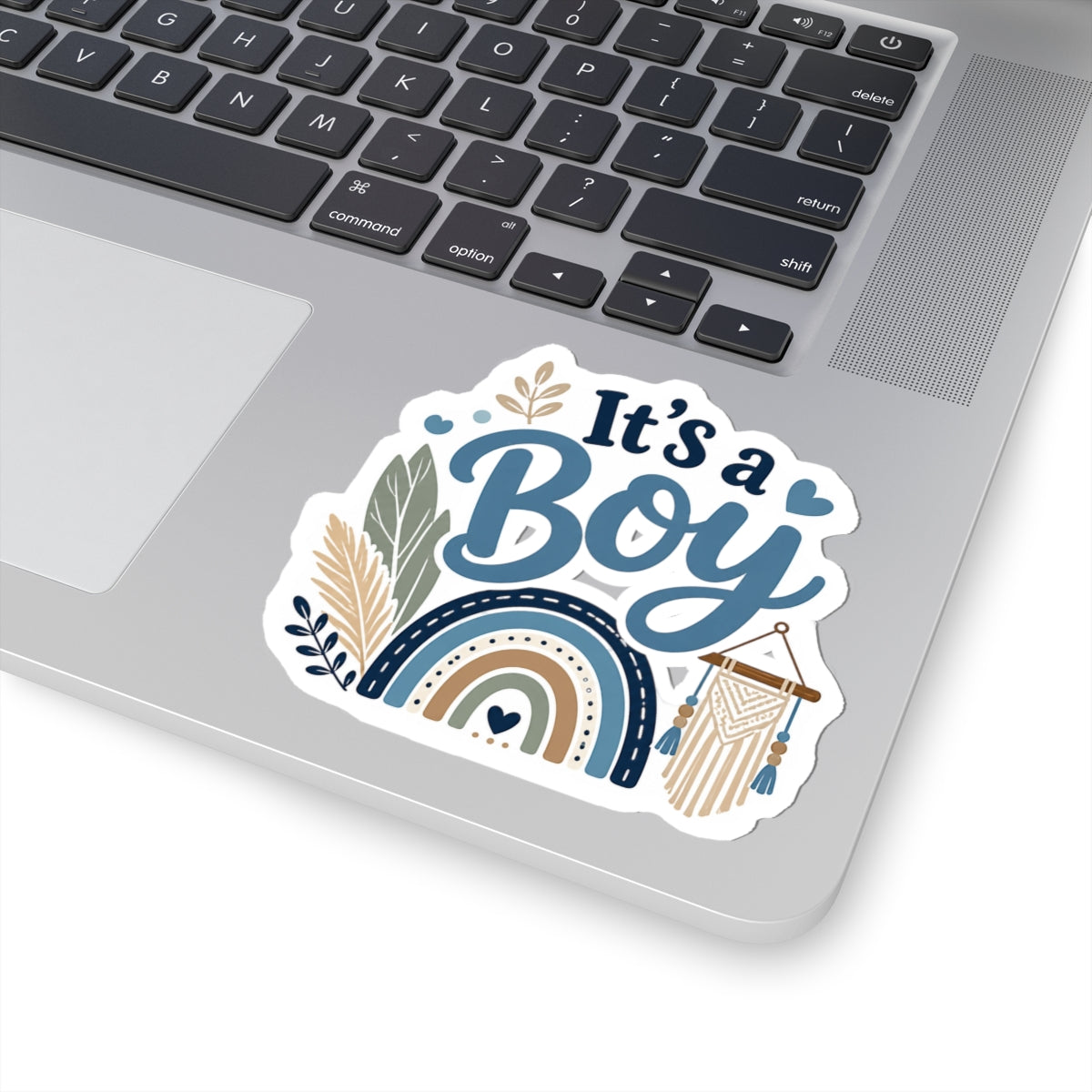 It’s a Boy Boho Baby Shower Kiss-Cut Sticker