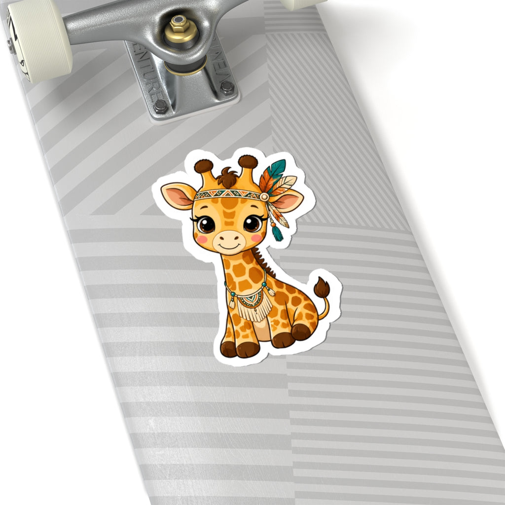 Cute Giraffe Kiss-Cut Sticker