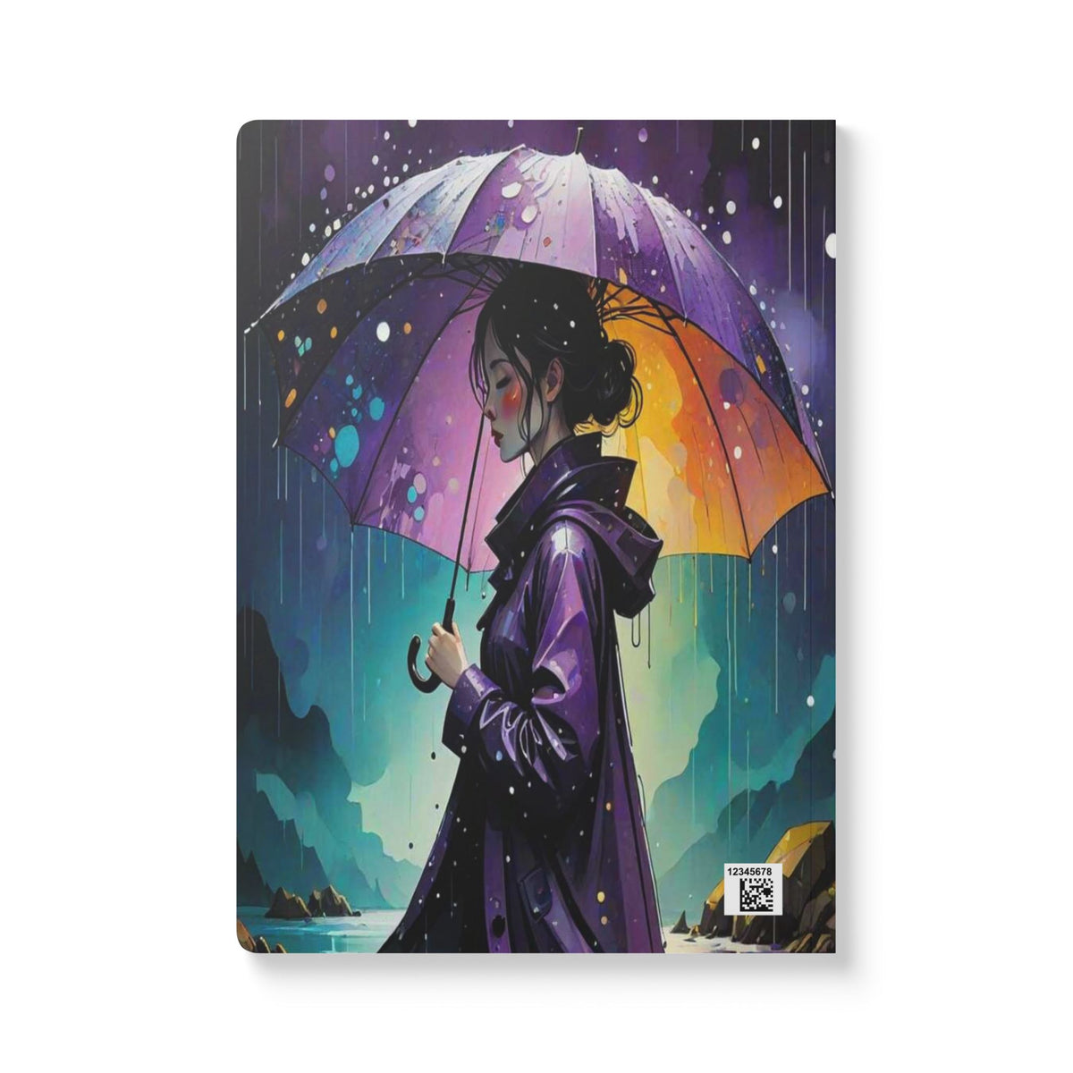Rainy Day Softcover Journal (with Inside Prints)
