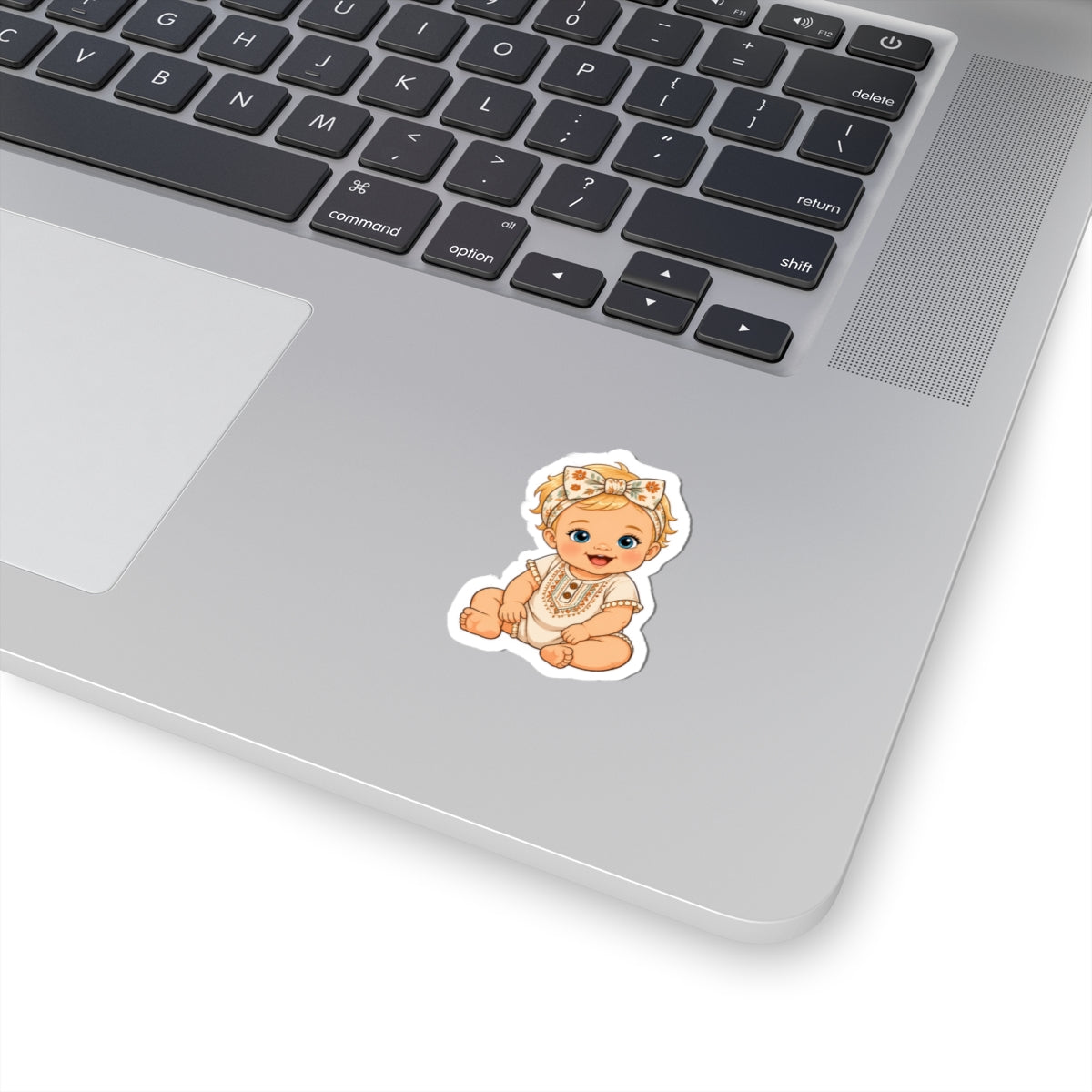 Boho Baby Girl Kiss-Cut Sticker