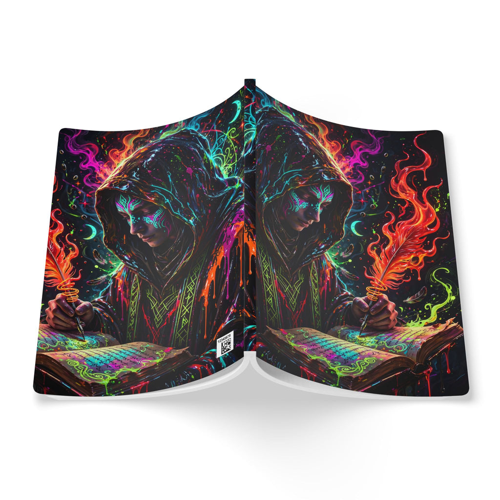 Journal — Neon Wizard Spellbook Softcover Journal