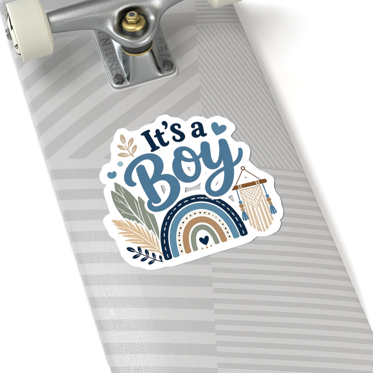 It’s a Boy Boho Baby Shower Kiss-Cut Sticker