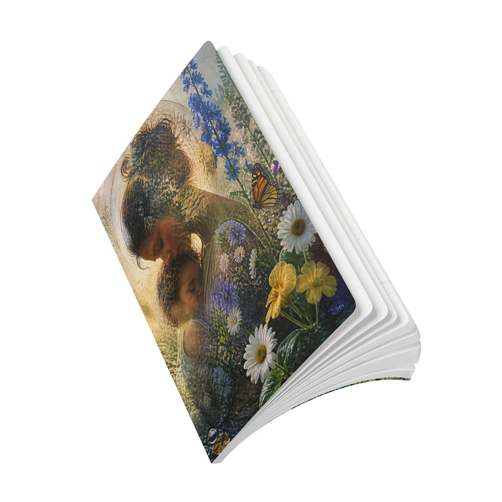 Mother and Child Floral Softcover Journal – Heartfelt Keepsake Notebook