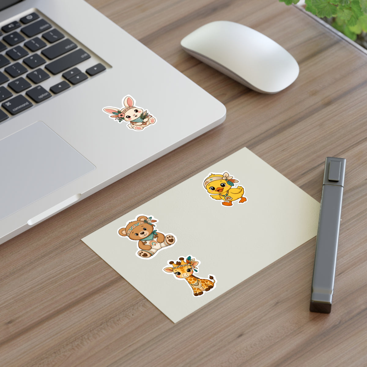 Cute Boho Animals Sticker Sheets
