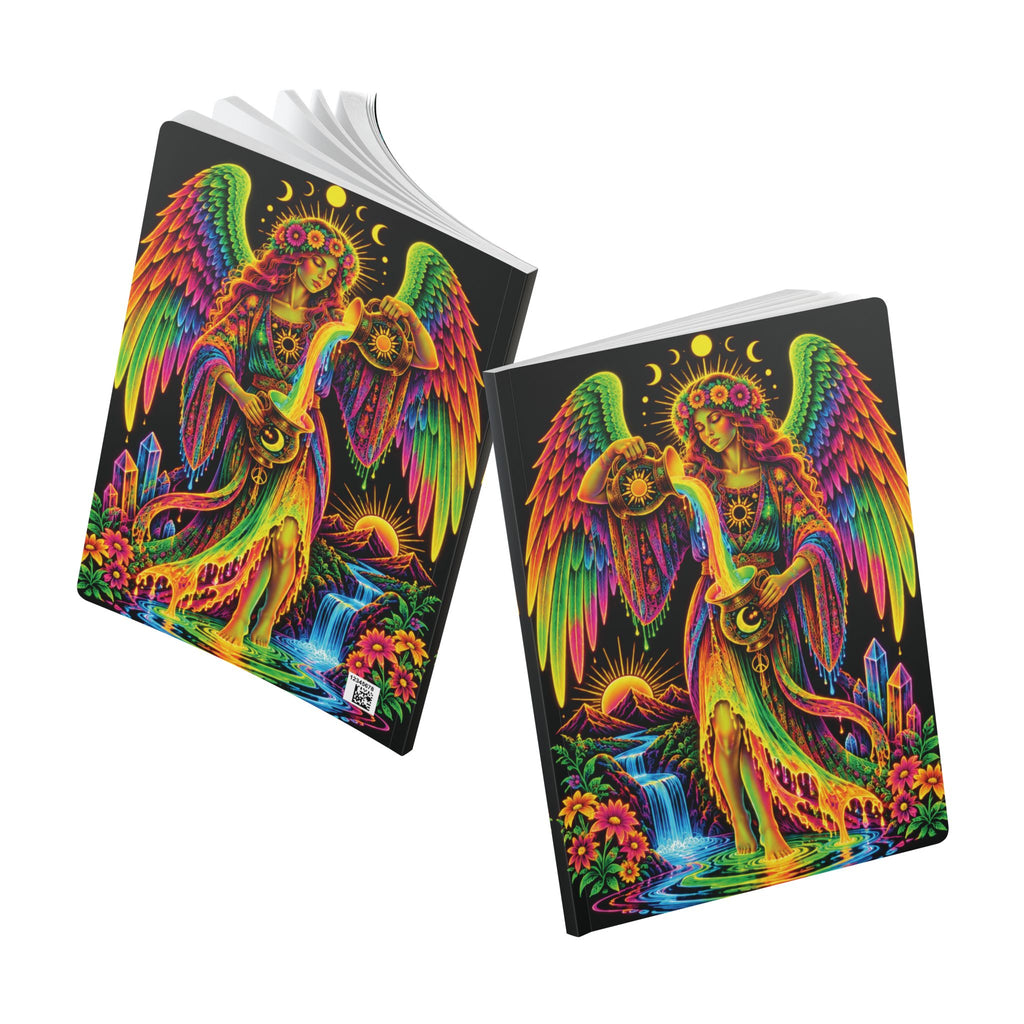 Mystical Rainbow Angel Softcover Journal