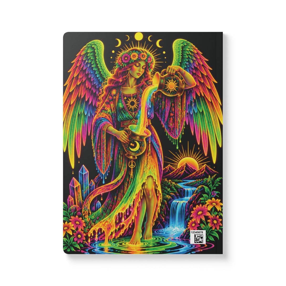Mystical Rainbow Angel Softcover Journal