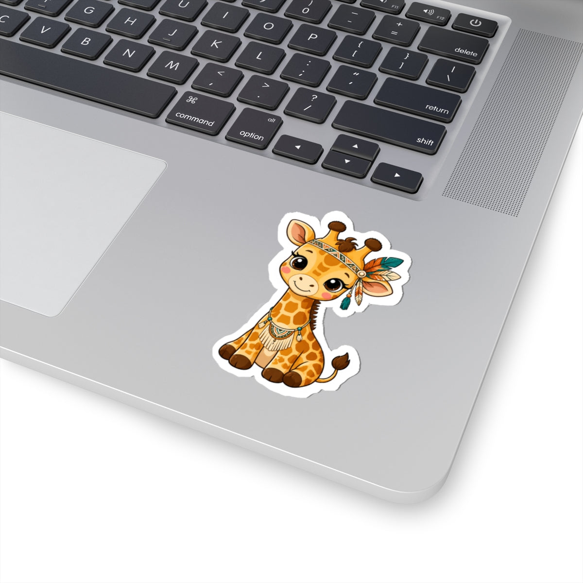 Cute Giraffe Kiss-Cut Sticker