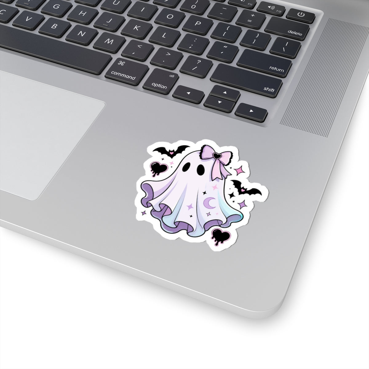 Cute Pastel Ghost Halloween Kiss-Cut Sticker