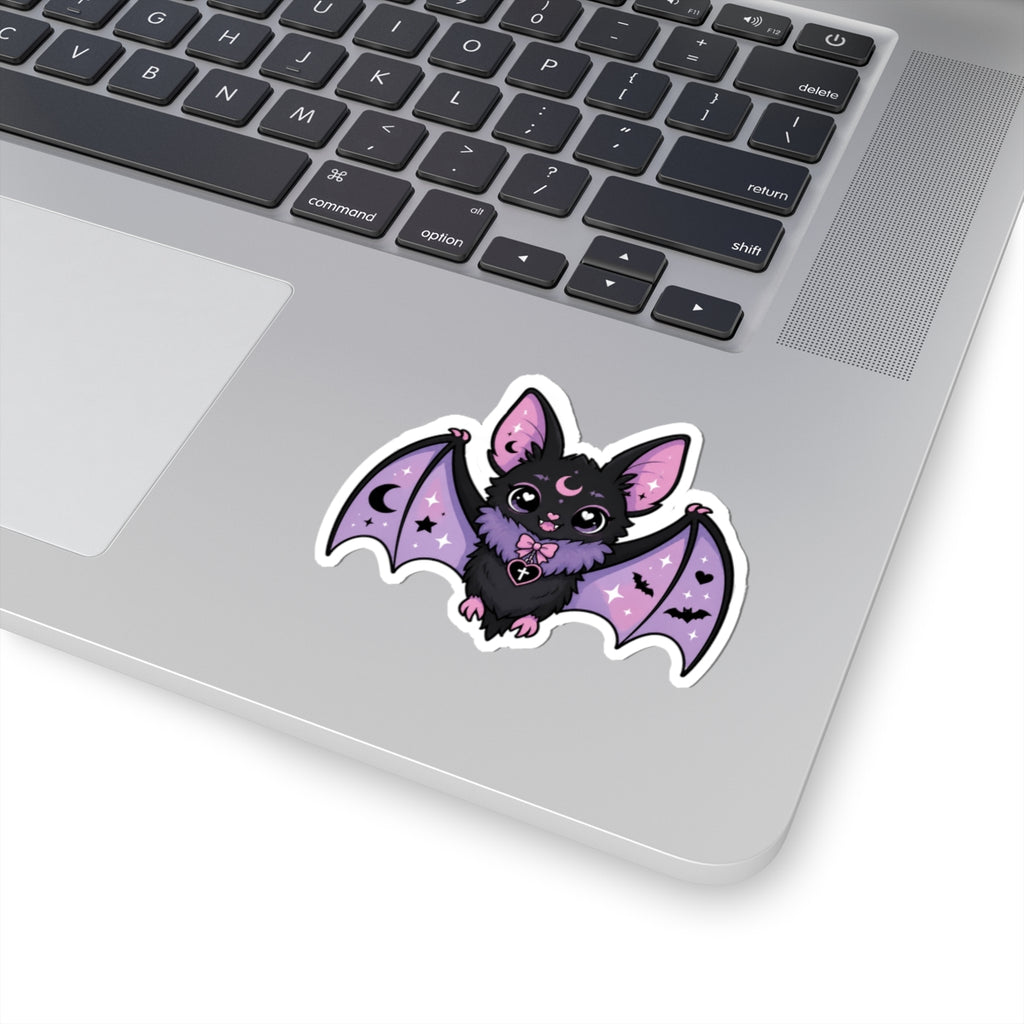 Pastel Gothic Bat Kiss-Cut Sticker