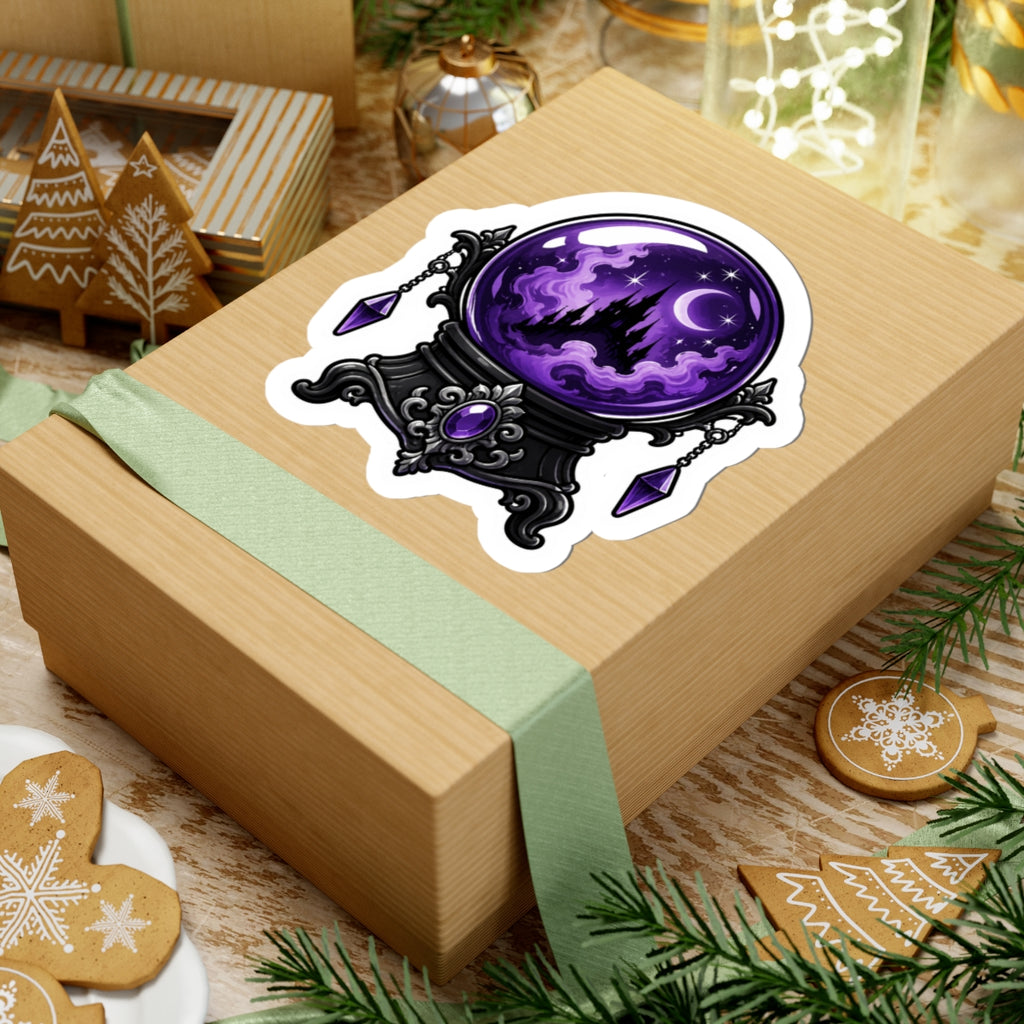 Mystical Crystal Ball Kiss-Cut Sticker