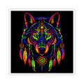 Colorful Wolf Dreamcatcher Kiss-Cut Sticker
