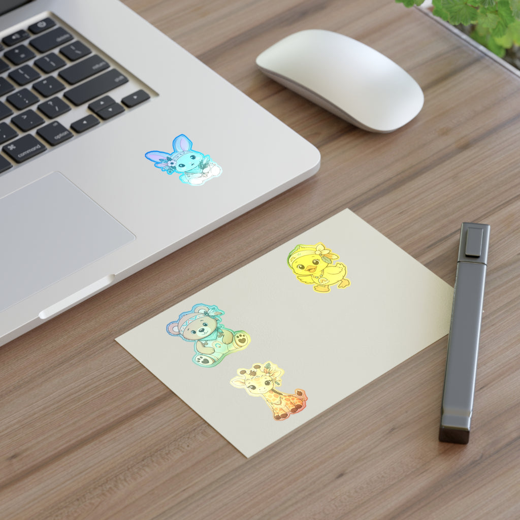 Cute Boho Animals Sticker Sheets