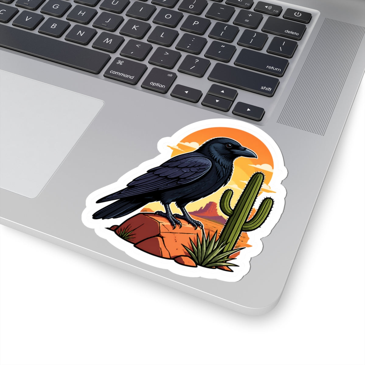 Desert Raven Kiss-Cut Sticker