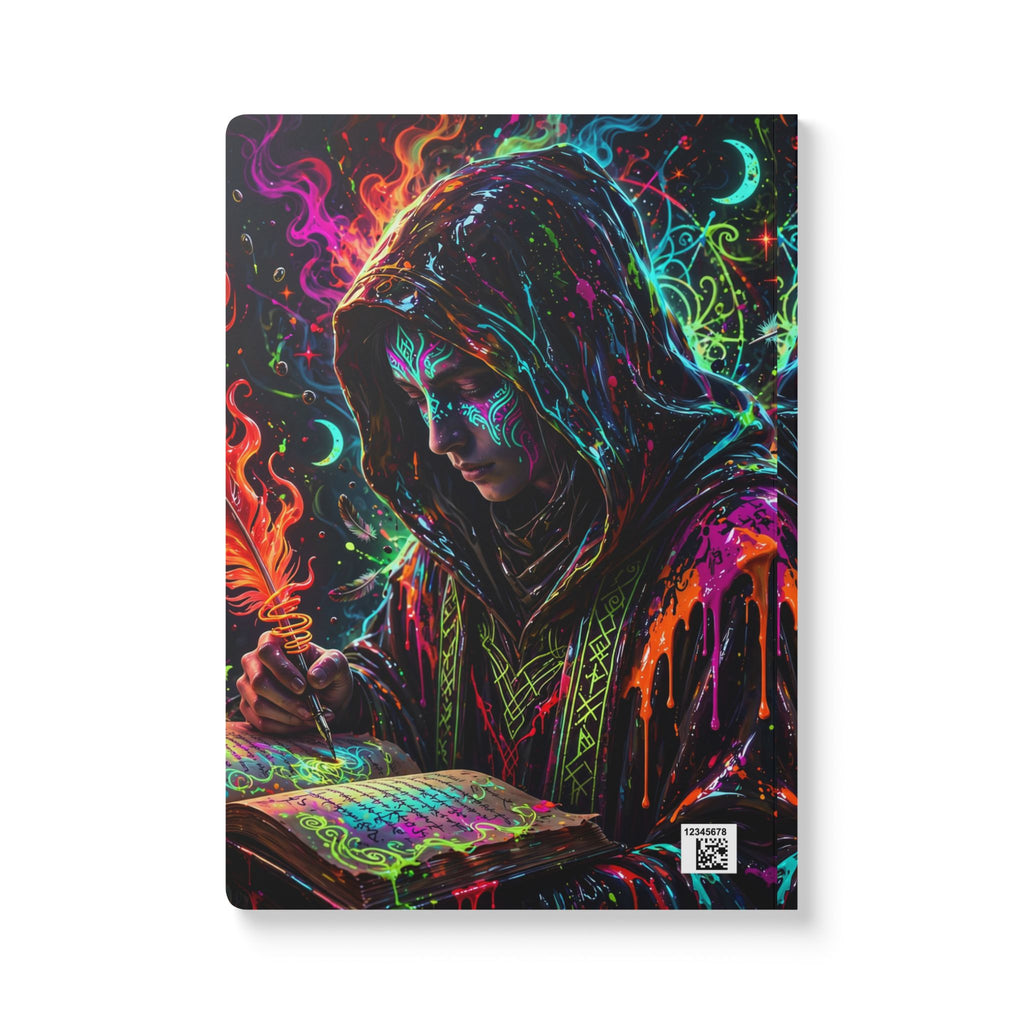 Journal — Neon Wizard Spellbook Softcover Journal
