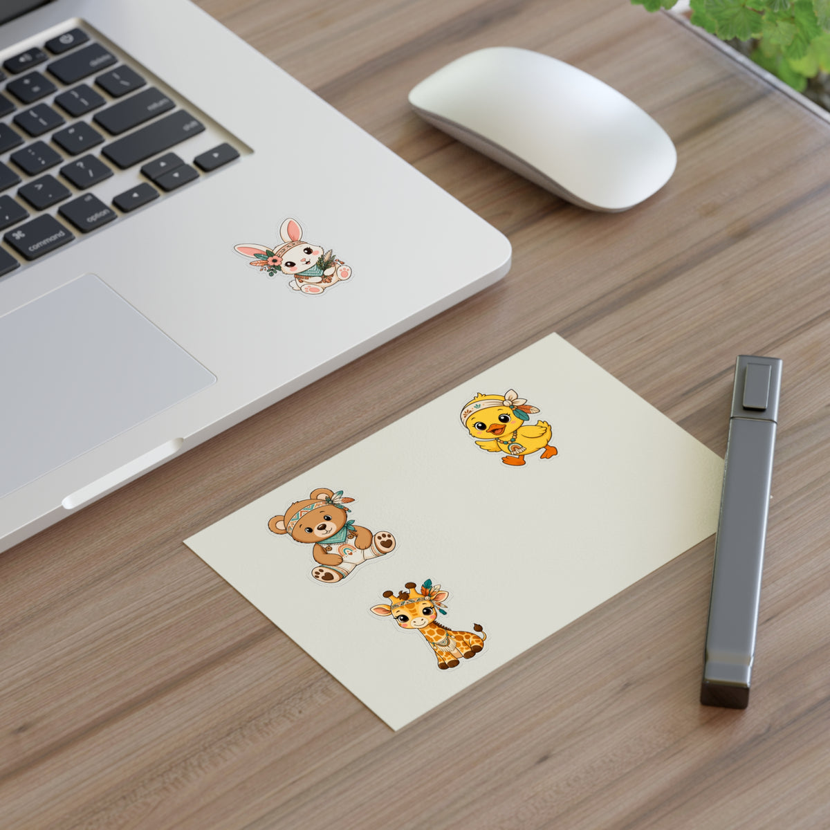 Cute Boho Animals Sticker Sheets