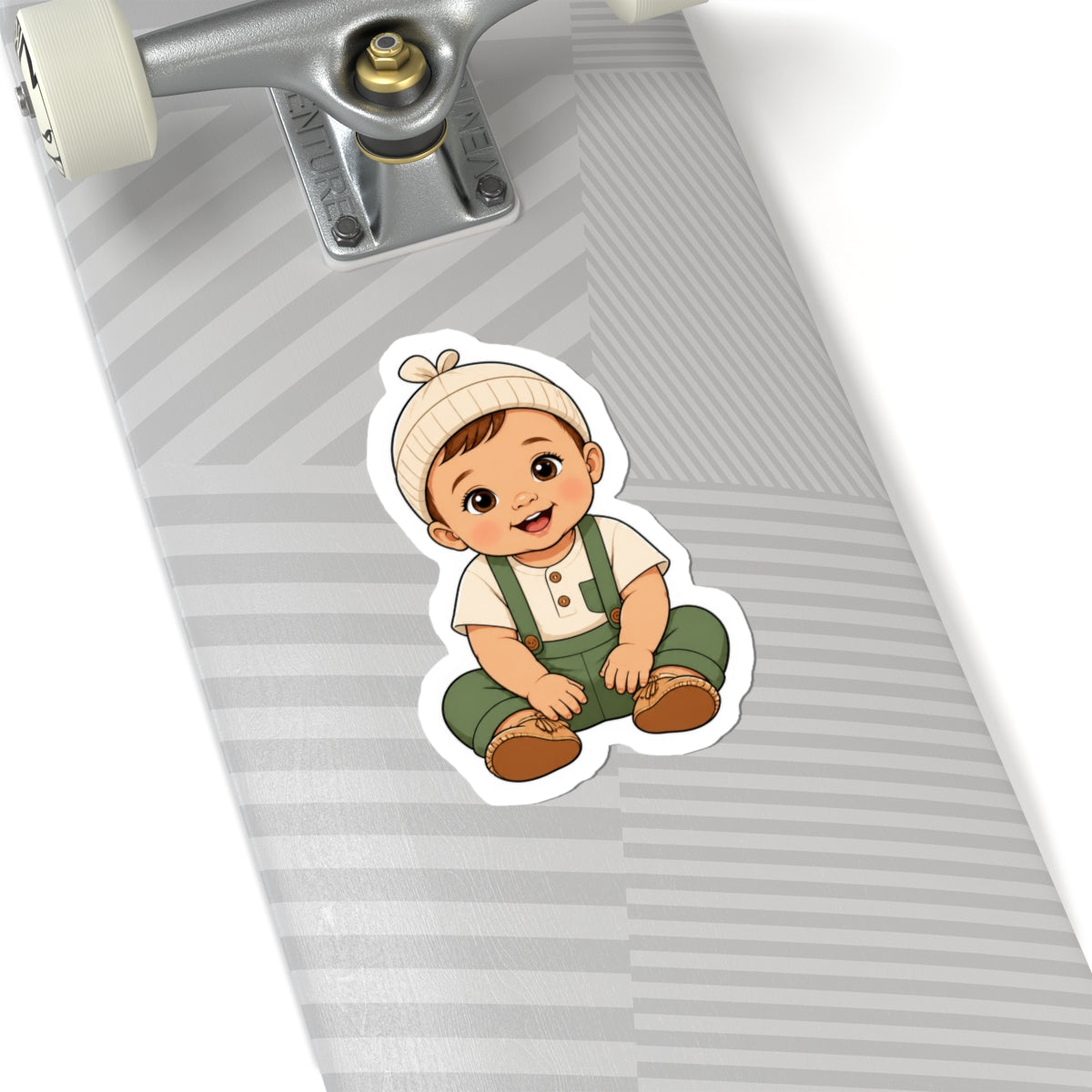 Adorable Baby Boy Kiss-Cut Sticker