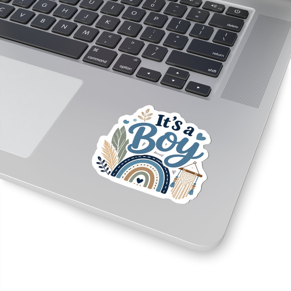 It’s a Boy Boho Baby Shower Kiss-Cut Sticker