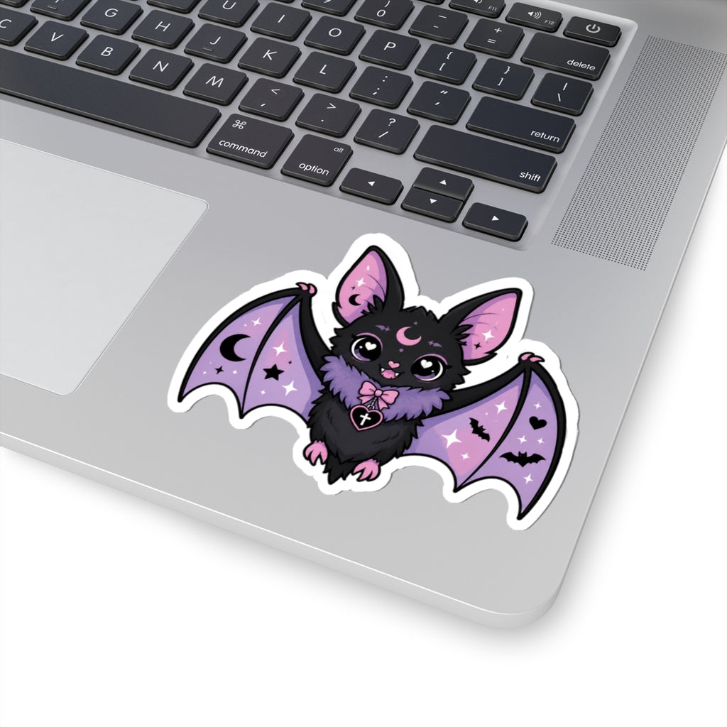 Pastel Gothic Bat Kiss-Cut Sticker