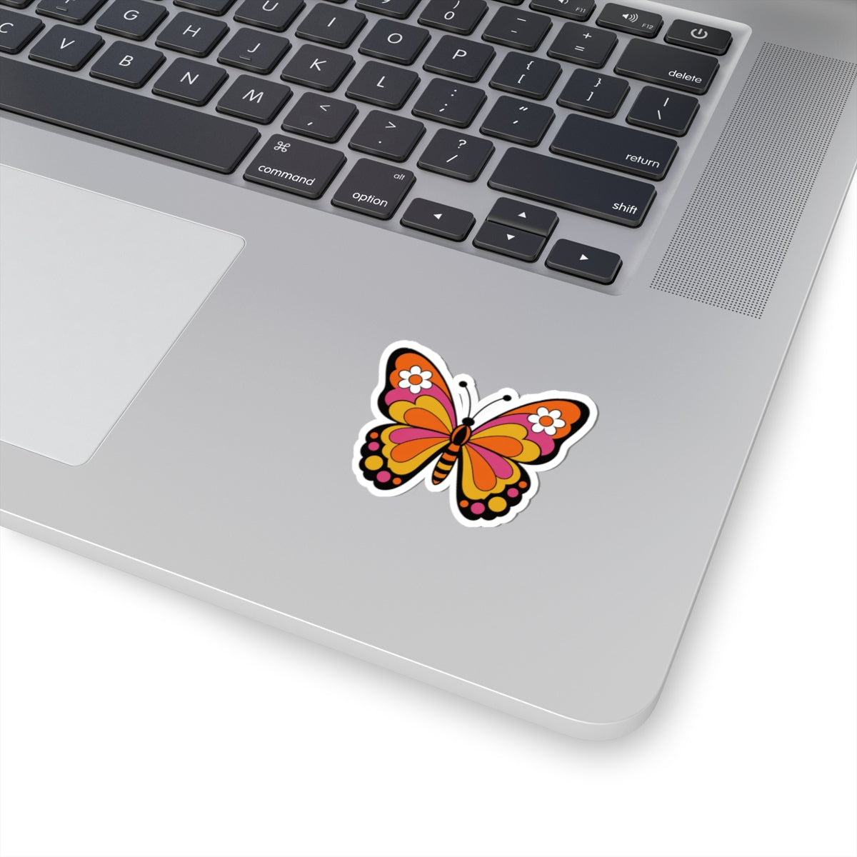 Colorful Butterfly Kiss-Cut Sticker