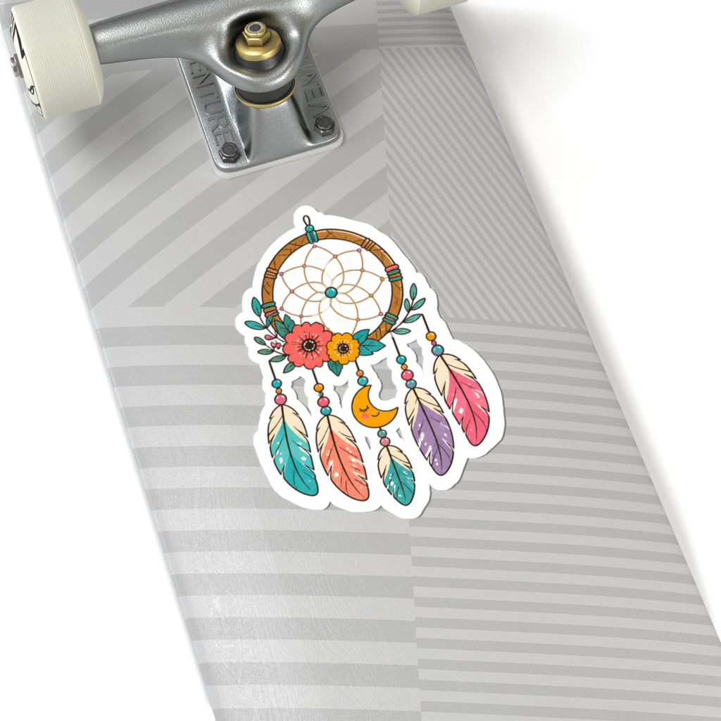 Colorful Boho Dreamcatcher Kiss-Cut Sticker