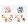 It's a Girl or Boy Boho Baby Shower Sticker Sheets