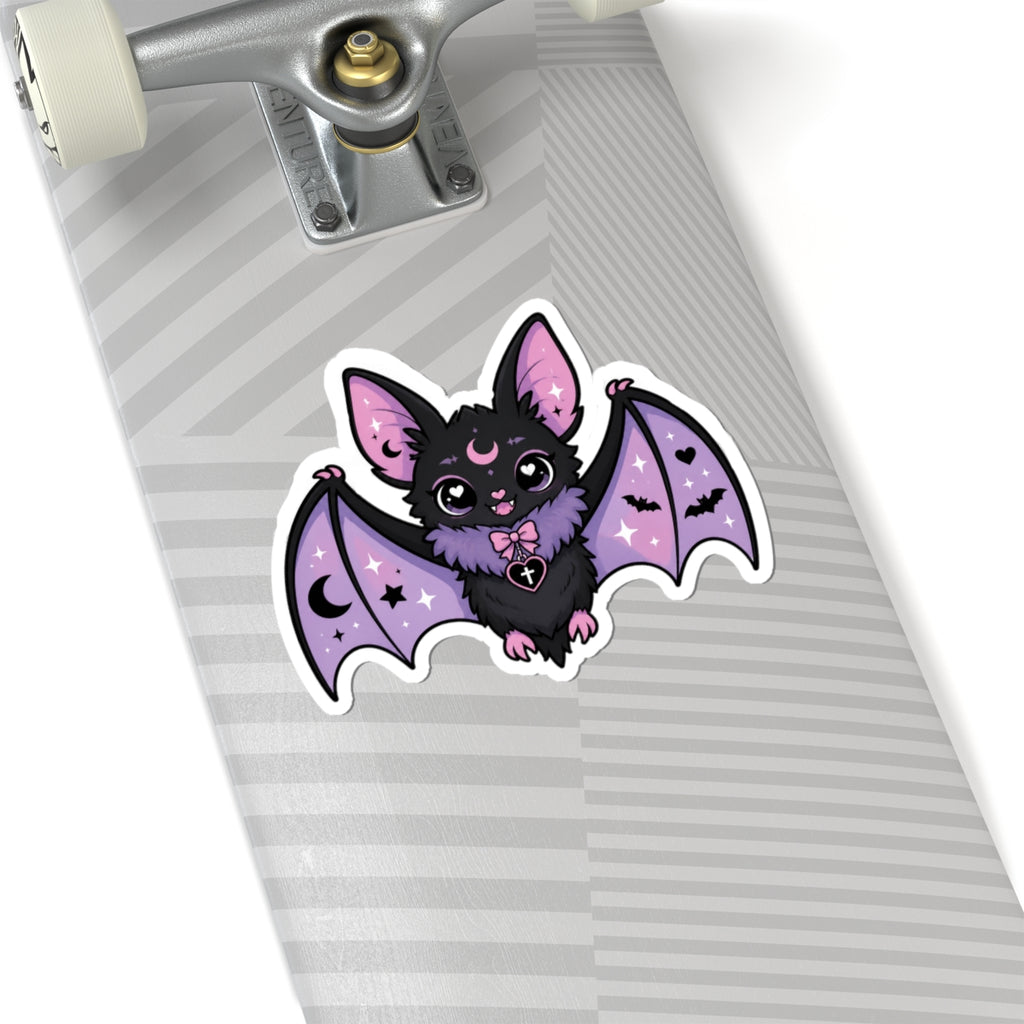 Pastel Gothic Bat Kiss-Cut Sticker