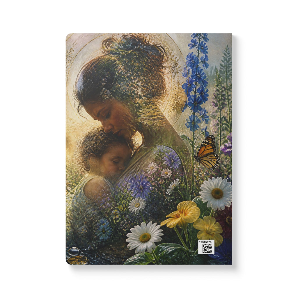 Mother and Child Floral Softcover Journal – Heartfelt Keepsake Notebook