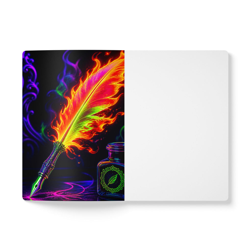 Journal — Neon Wizard Spellbook Softcover Journal