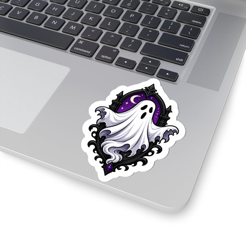 Gothic Ghost Kiss-Cut Sticker