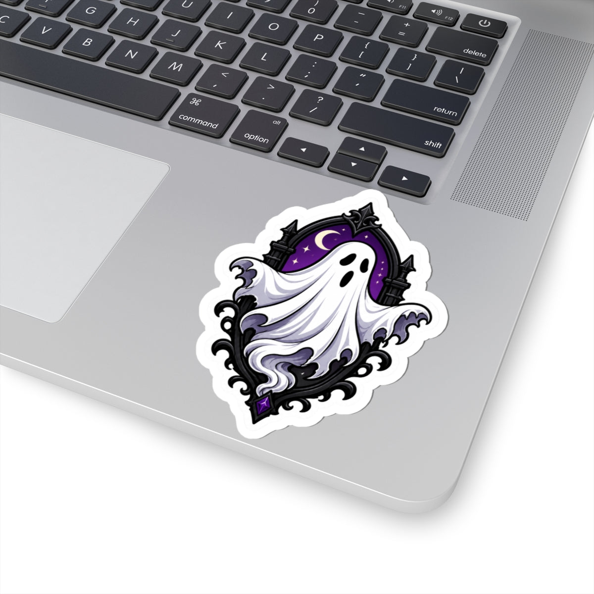 Gothic Ghost Kiss-Cut Sticker