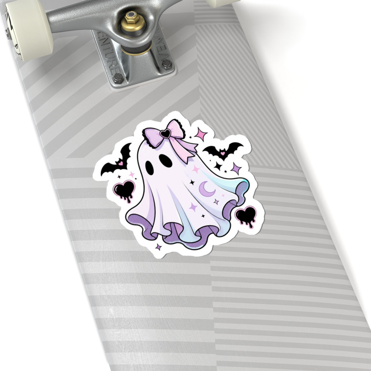 Cute Pastel Ghost Halloween Kiss-Cut Sticker