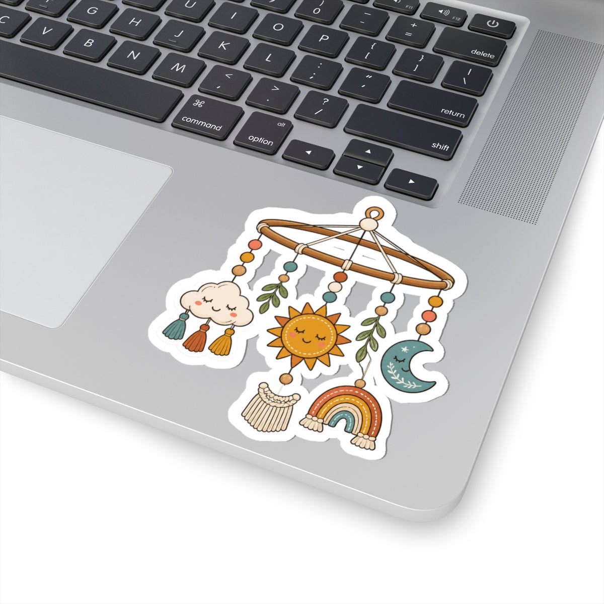 Boho Baby Mobile Kiss-Cut Stickers
