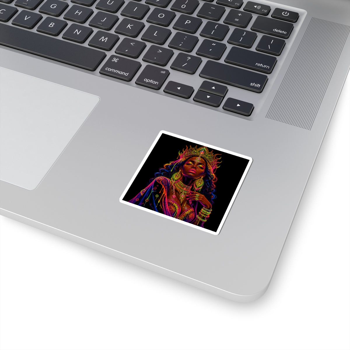 Majestic African Queen Art Kiss-Cut Sticker