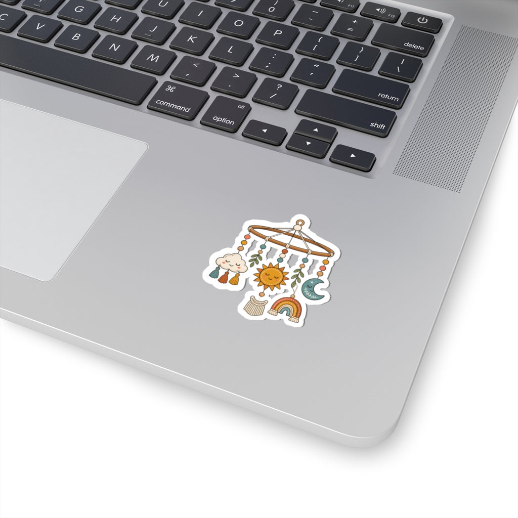 Boho Baby Mobile Kiss-Cut Stickers
