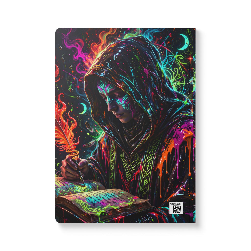 Journal — Neon Wizard Spellbook Softcover Journal