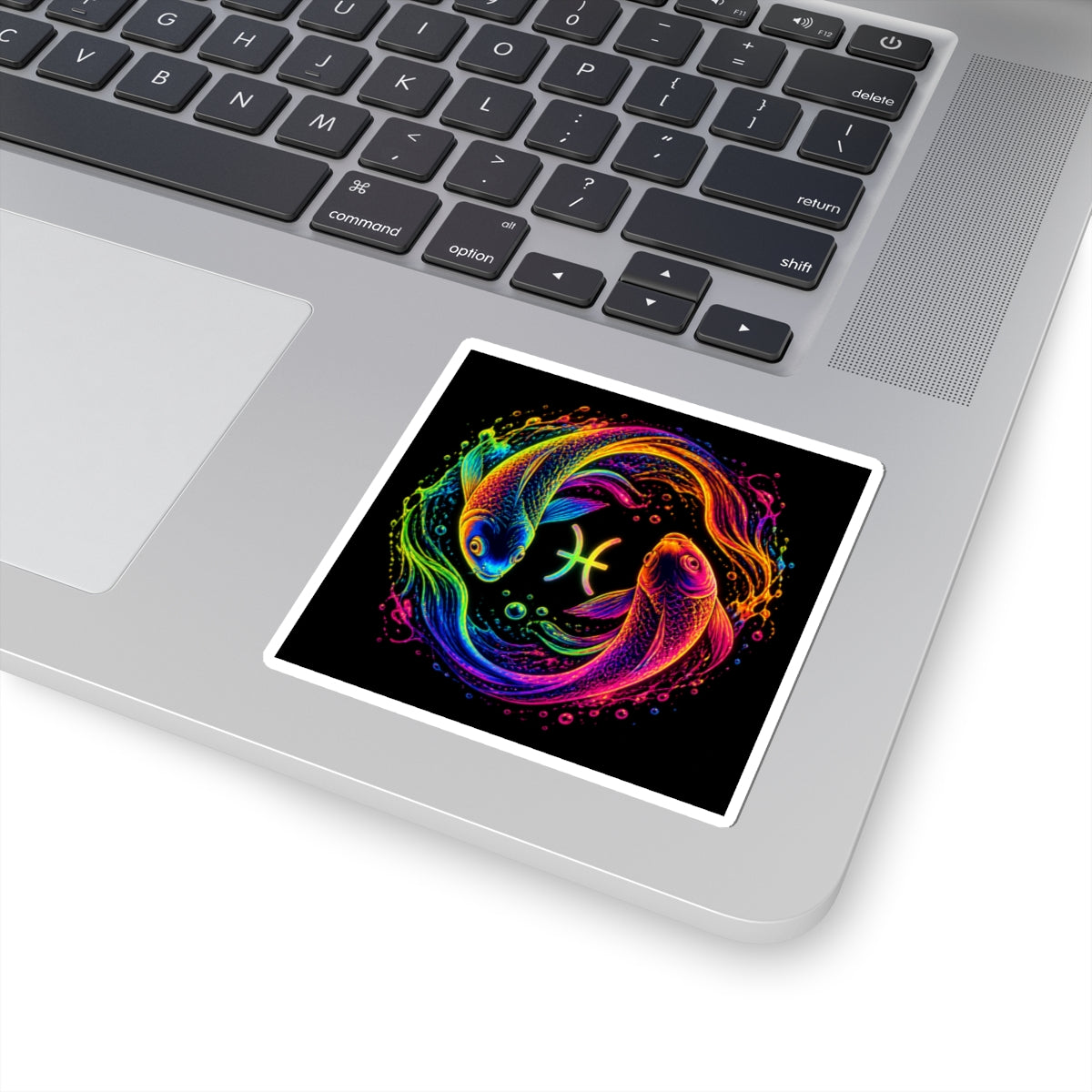 Pisces Zodiac Fish Kiss-Cut Sticker
