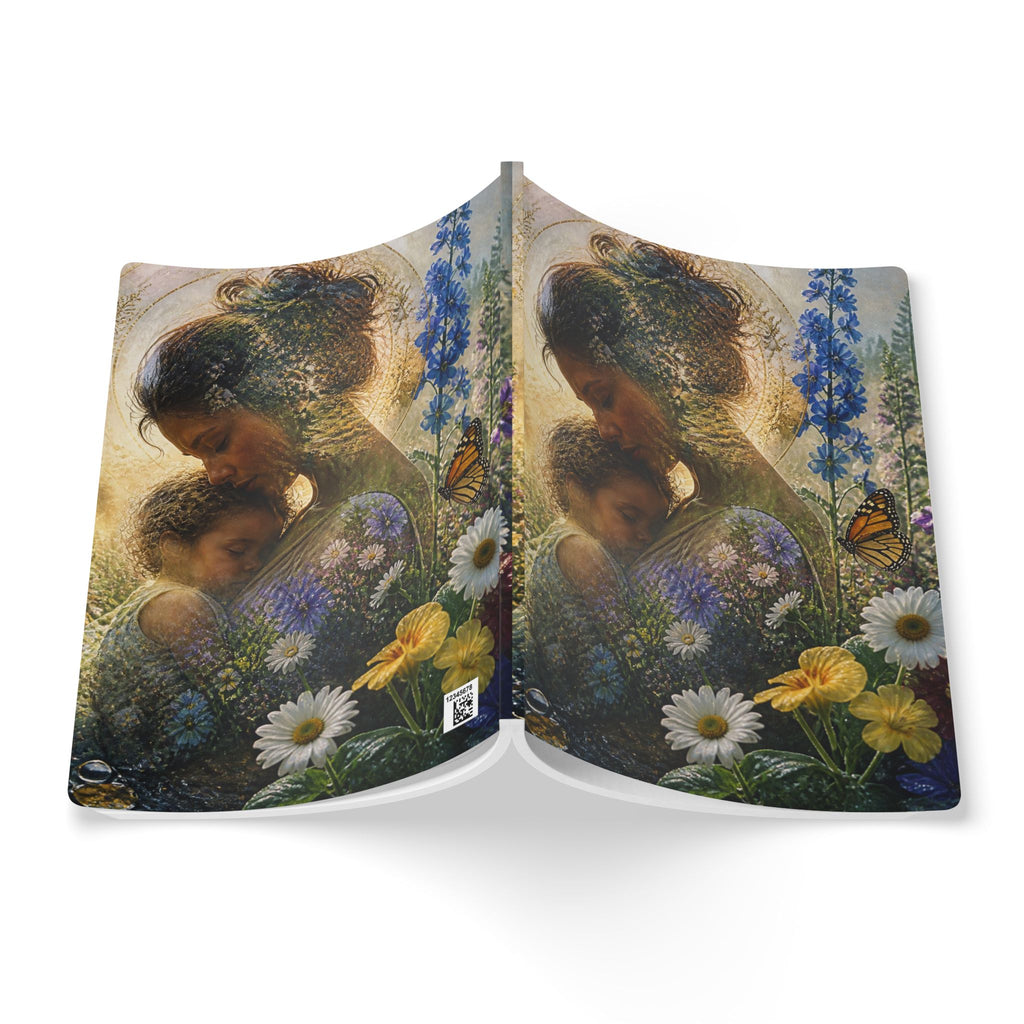 Mother and Child Floral Softcover Journal – Heartfelt Keepsake Notebook