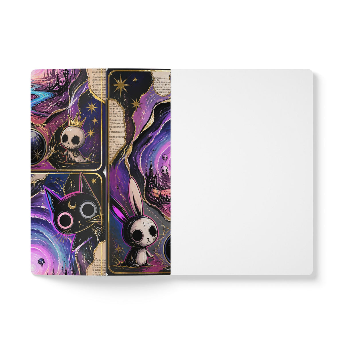 Neon Labyrinth Tarot Softcover Journal (with Inside Prints)
