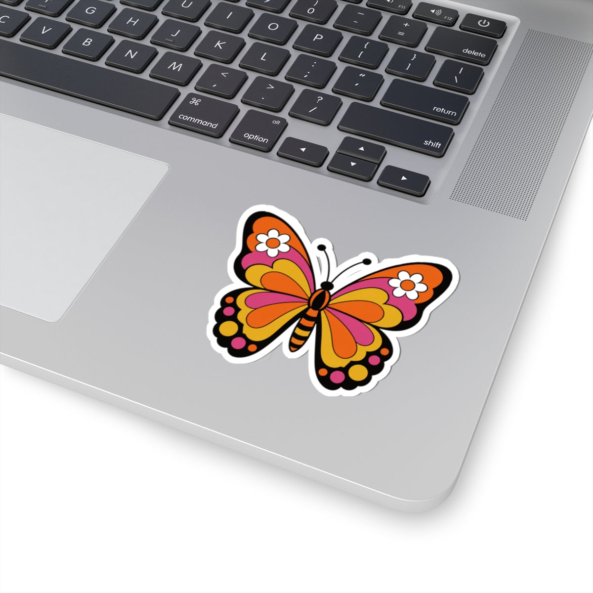 Colorful Butterfly Kiss-Cut Sticker