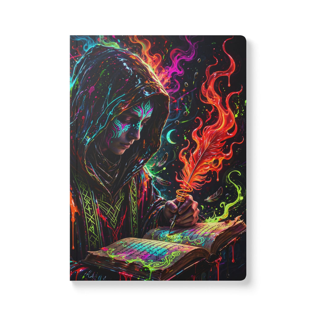 Journal — Neon Wizard Spellbook Softcover Journal
