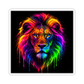 Rainbow Leo Lion Kiss-Cut Sticker