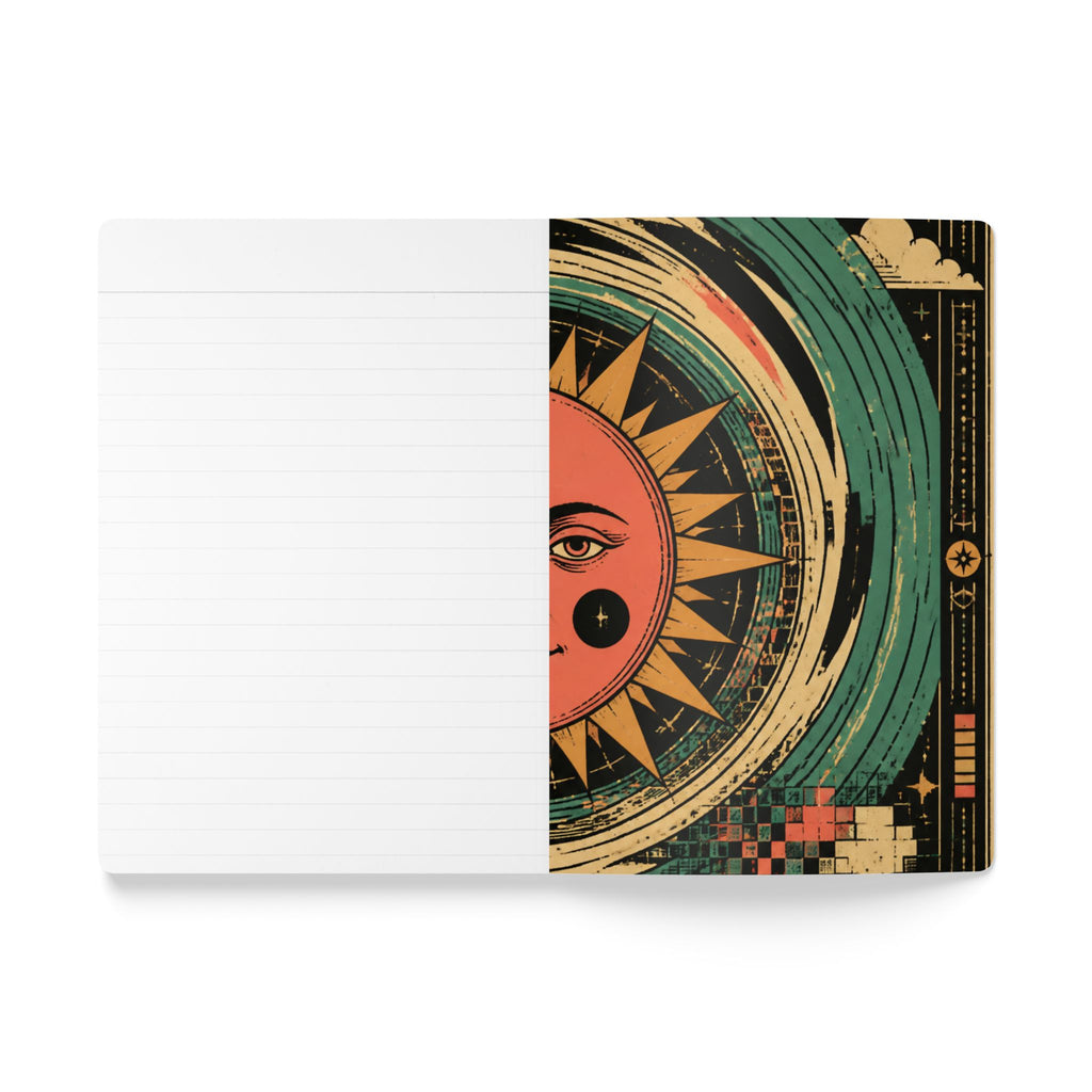 Ultra Static Dreams Tarot Softcover Journal — Retro Astrology Notebook