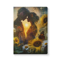 Sunflower Lovers Softcover Journal — Romantic Floral Notebook with Inside Prints