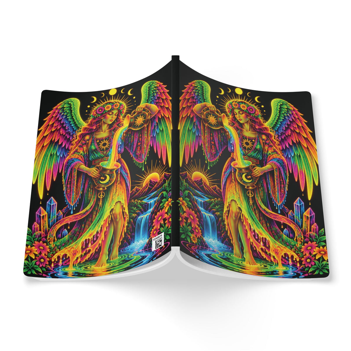 Mystical Rainbow Angel Softcover Journal