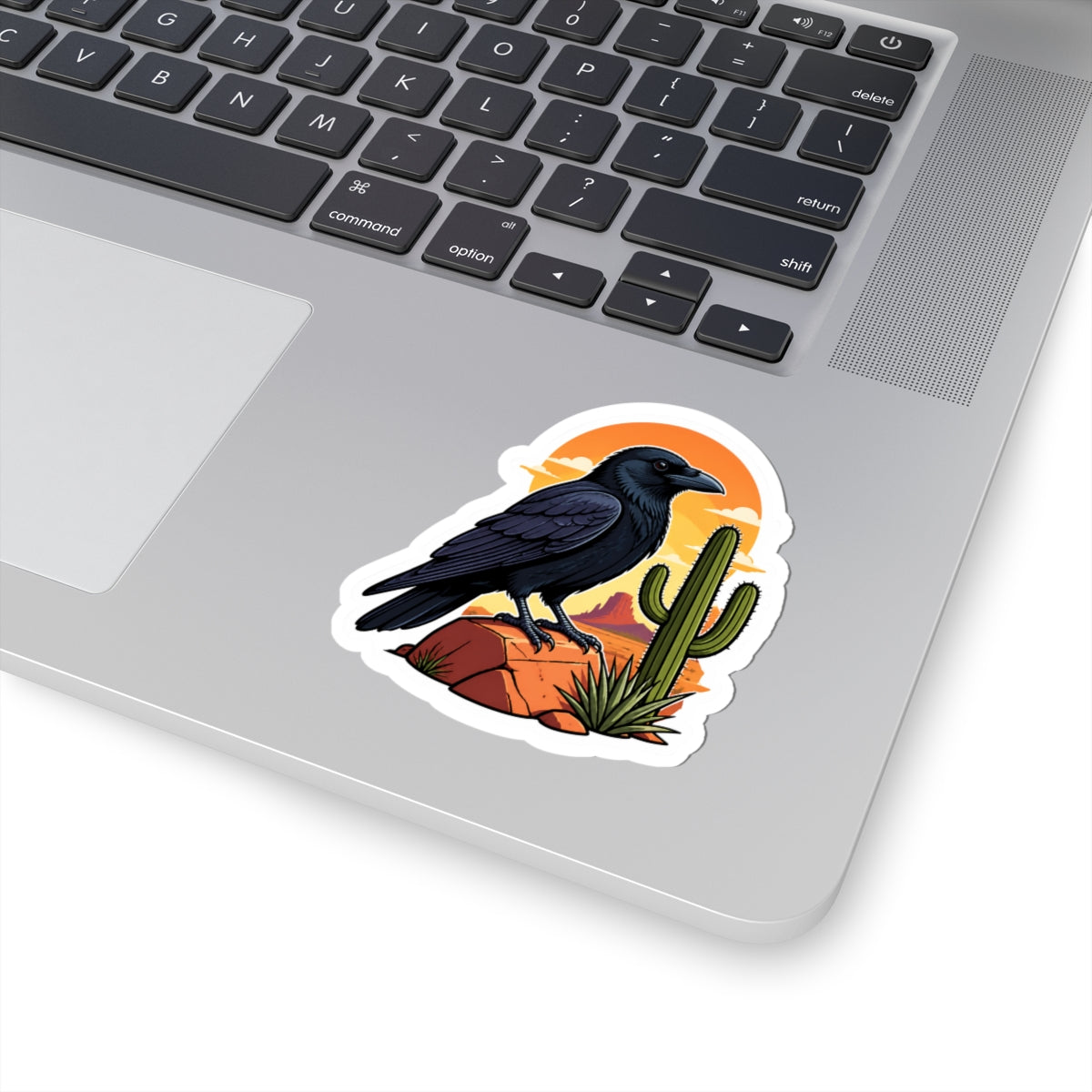 Desert Raven Kiss-Cut Sticker