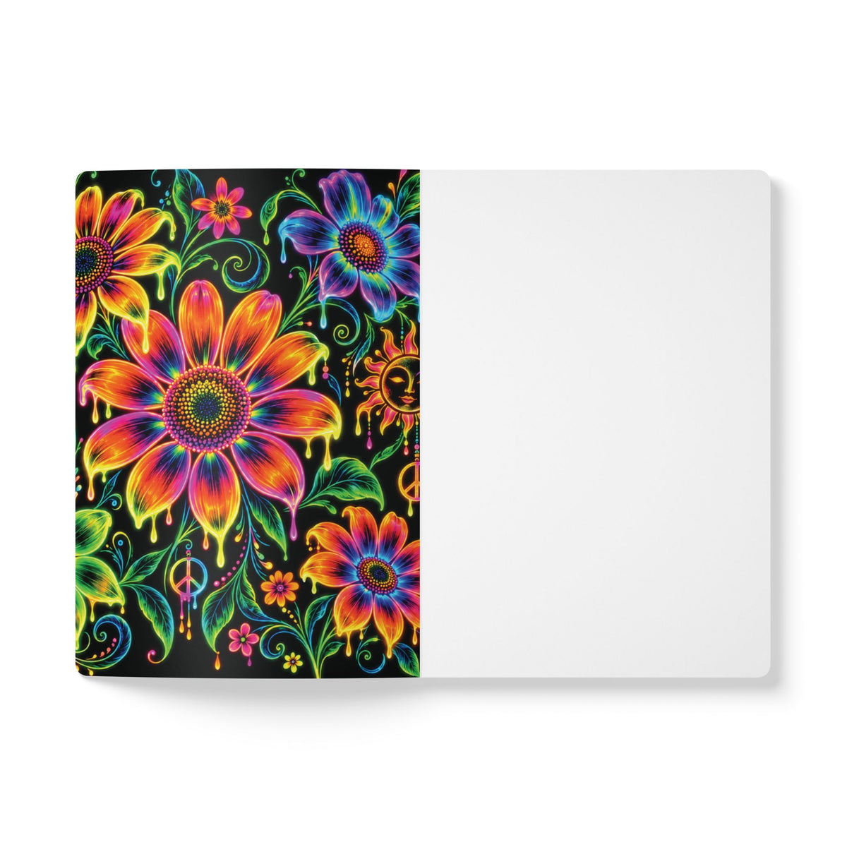 Mystical Rainbow Angel Softcover Journal