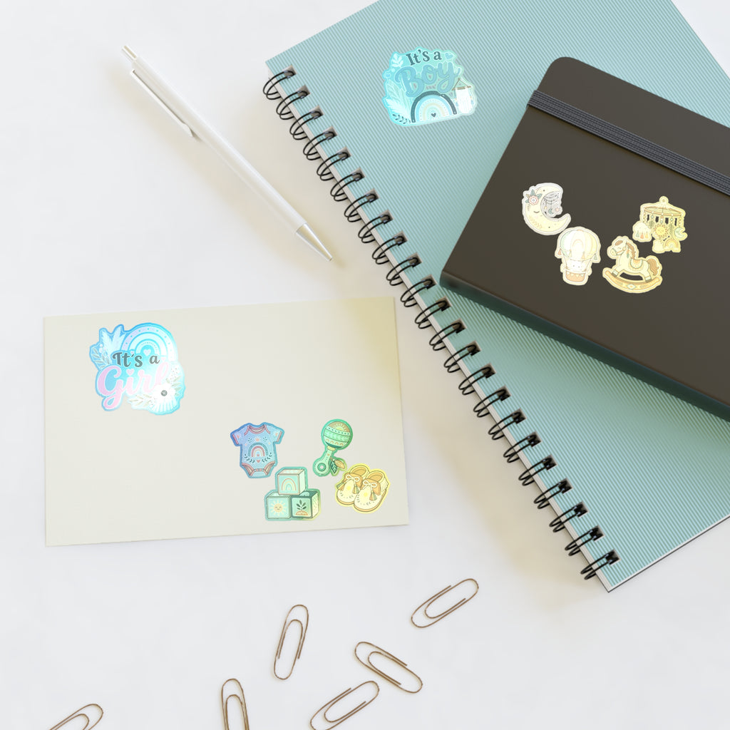 It's a Girl or Boy Boho Baby Shower Sticker Sheets